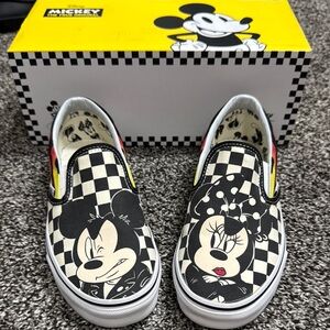 Mickey Checkered Vans